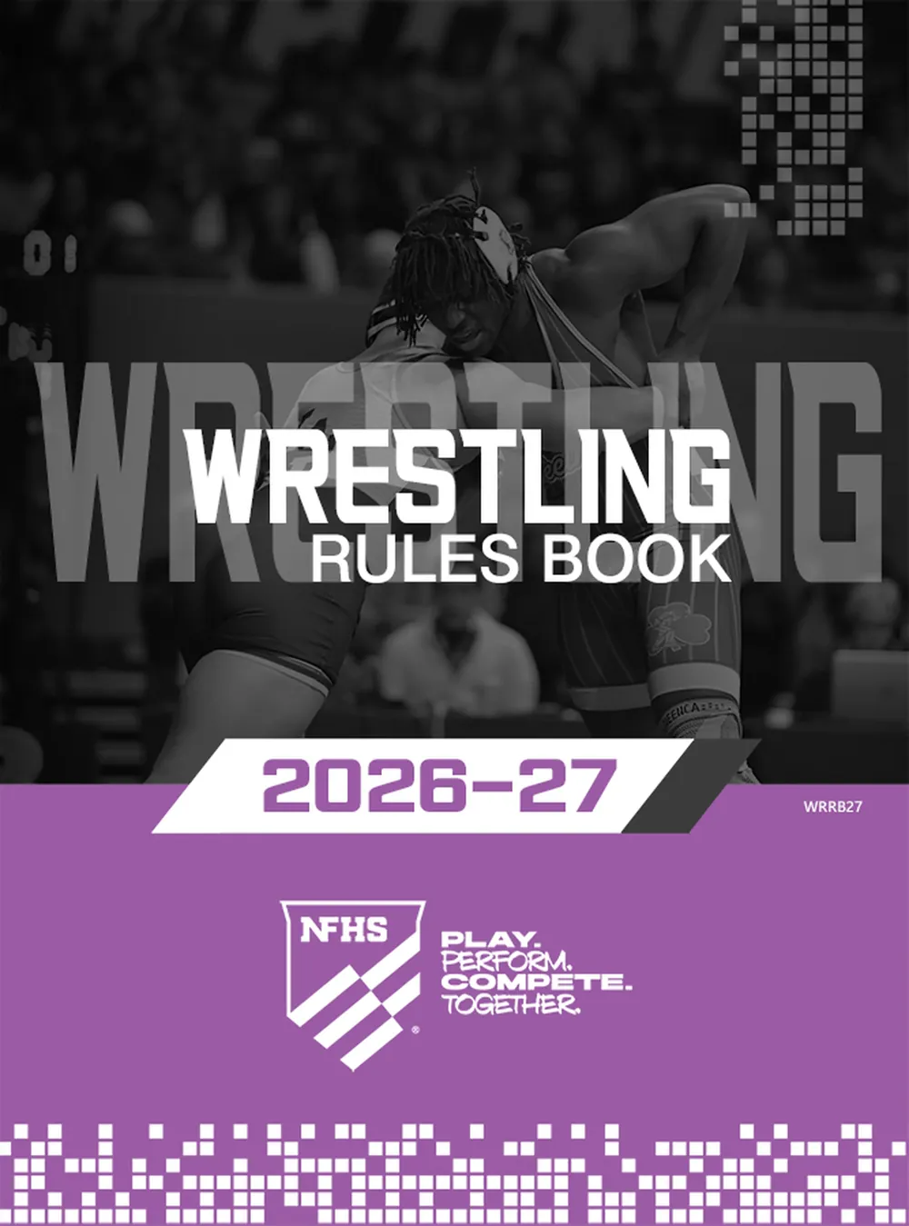 NFHS Wrestling Rules Book 2026-27 cover.
